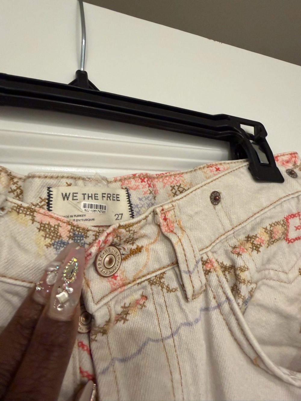 Free People Eden Printed Wide Leg 🔥 Size 27 - Picture 4 of 4